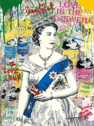 Royal Love by Mr. Brainwash - Original on Paper sized 22x30 inches. Available from Whitewall Galleries